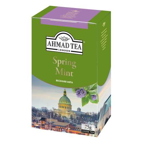 Чай зеленый Ahmad Tea spring mint 75 г в Магнолия