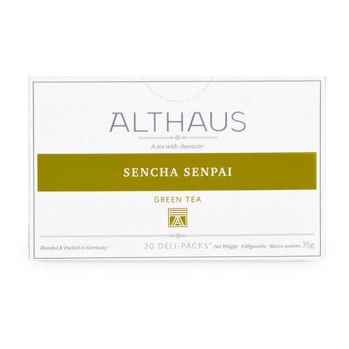 Чай зеленый Althaus Сенча Сенпай 20 х 1.8 г Германия в Магнолия
