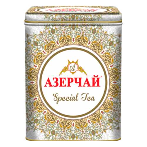 Чай зеленый Азерчай листовой special с белым узором 200 г в Магнолия