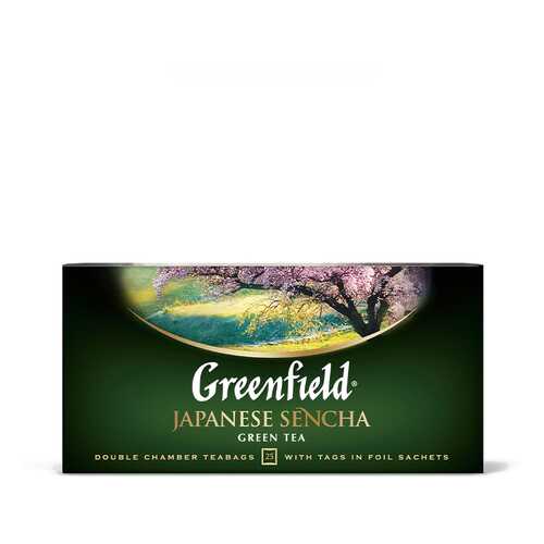 Чай зеленый Greenfield Japanese Sencha 25 пакетиков в Магнолия