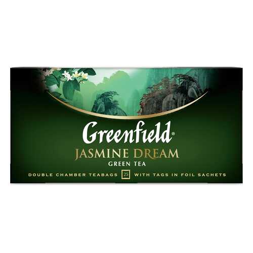 Чай зеленый Greenfield Jasmine Dream 25 пакетиков в Магнолия