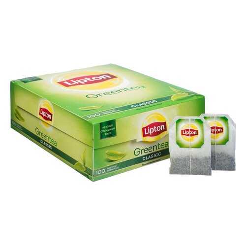 Чай зеленый Lipton green tea classic 100 пакетиков в Магнолия