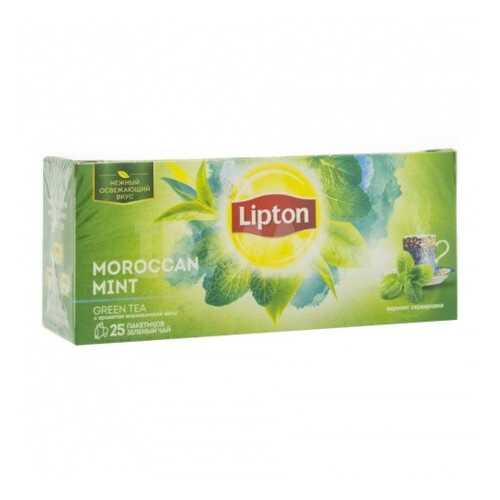 Чай зеленый Lipton moroccan mint 25 пакетиков в Магнолия