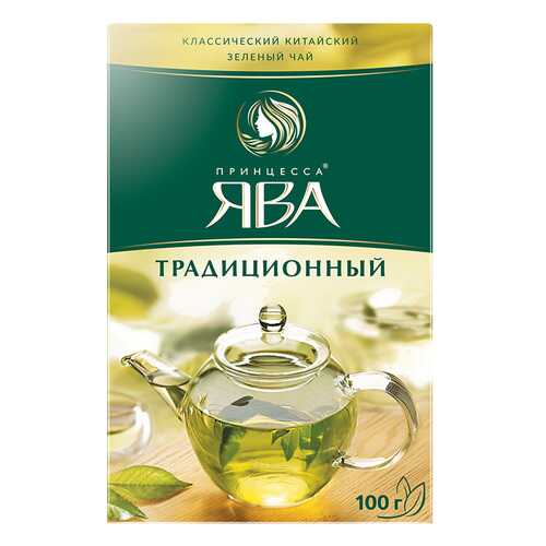 Чай зеленый листовой Принцесса Ява Традиционный 100 г в Магнолия