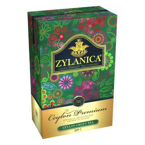 Чай зеленый листовой Zylanica ceylon premium collection 100 г в Магнолия