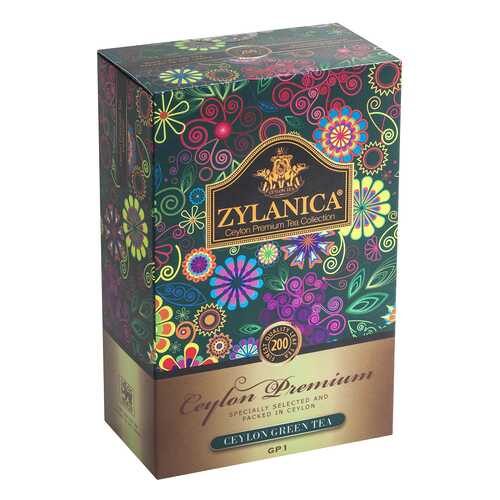 Чай зеленый листовой Zylanica ceylon premium collection 200 г в Магнолия