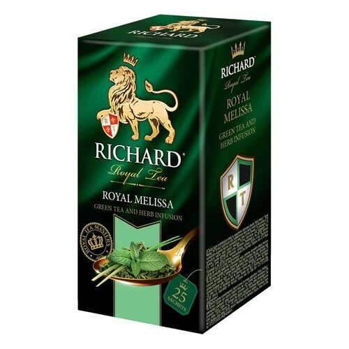 Чай зеленый Richard Royal Melissa 25 пак в Магнолия