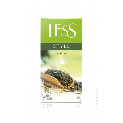 Чай зеленый Tess Style 25 пакетиков в Магнолия
