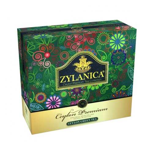 Чай Zylanica Ceylon Premium зеленый 100 пакетиков в Магнолия