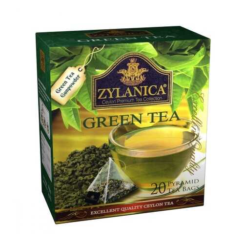Чай Zylanica Green tea зеленый 20 пирамидок в Магнолия
