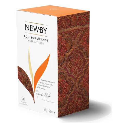 Чайный напиток NEWBY Ройбос Апельсин 25*2 50г в Магнолия