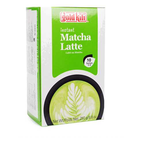 Напиток чайный Матча латте Gold Kili, 10 х 25 г Сингапур в Магнолия