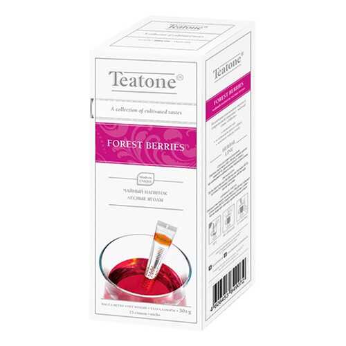 Напиток чайный Teatone forest berries лесные ягоды в стиках 15 пакетиков в Магнолия