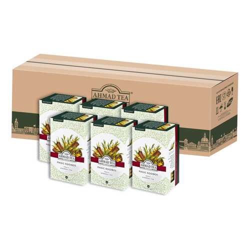 Травяной чай Ahmad Tea с корицей Мэджик ройбуш в пакетиках 20х1,5г - 6 штук в Магнолия