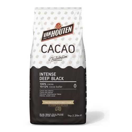 Какао порошок Van Houten 100% Intence deep black 1 кг в Магнолия