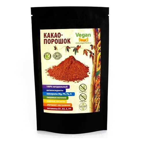 Какао-порошок Vegan Food натуральный 100 г в Магнолия