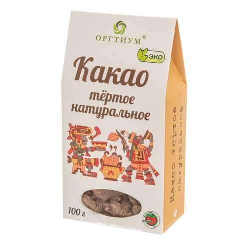 Какао-тертое Оргтиум 100 г в Магнолия