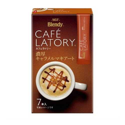 Кофе AGF Cafe Latory карамель-маккиато в стиках 7*11 г в Магнолия