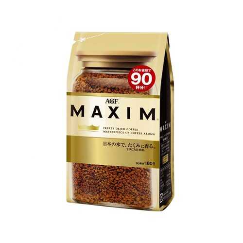 Кофе AGF Maxim растворимый gold blend 180 г в Магнолия