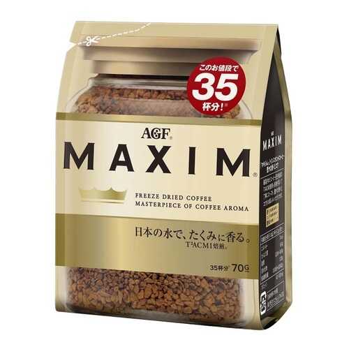 Кофе AGF Maxim растворимый gold blend 70 г в Магнолия
