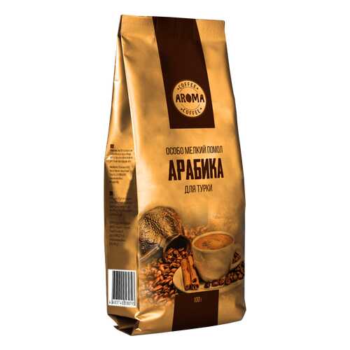 Кофе Aroma Арабика для турки, молотый, 100 гр в Магнолия