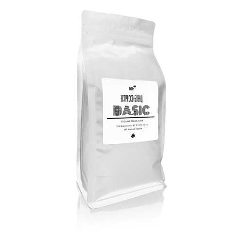 Кофе Black coffee beans Basic эспрессо-смесь 70% арабики и 30% робусты 1000 г в Магнолия
