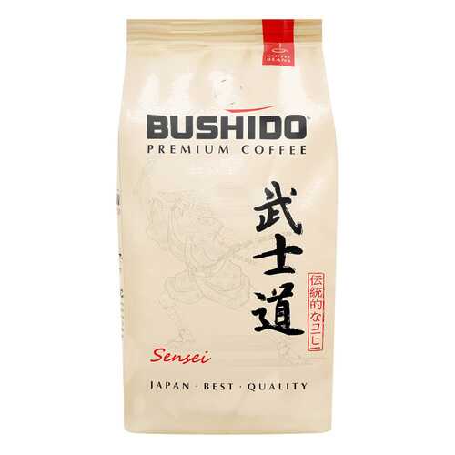 Кофе черный в зернах Bushido Sensei Арабика Премиум 227 г в Магнолия