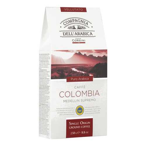 Кофе Dell Arabica Puro Arabica Colombia Medellin Supremo 250г карт/пачка молотый в Магнолия