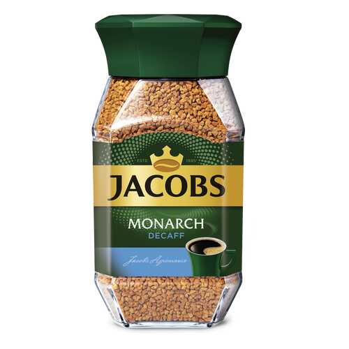 Кофе Jacobs monarch decaff натуральный растворимый сублимированный 95 г в Магнолия