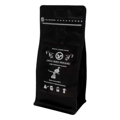 Кофе Jacu bird organic в зёрнах средней обжарки 200 г в Магнолия