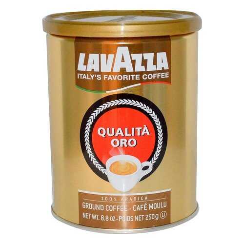 Кофе Lavazza Qualita Oro молотый в жестяной банке 250 г в Магнолия