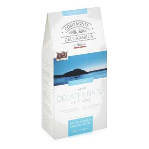 Кофе молотый Dell'Arabica Puro Arabica Decaffeinato в Магнолия