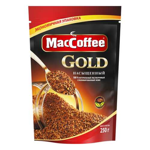 Кофе натуральный растворимый сублимированный GOLD т.з. MacCoffee, д/пак 250г*12 в Магнолия
