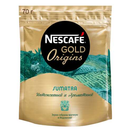 Кофе растворимый Nescafe gold origins Sumatra пакет 70 г в Магнолия