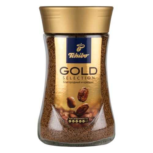 Кофе растворимый Tchibo gold selection сублимированный 190 г в Магнолия