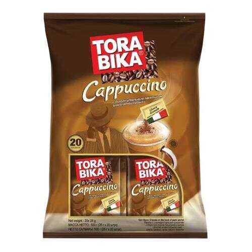 Кофе растворимый Tora bika Cappuccino 3 в 1 с шоколадной крошкой 20 шт 25 г в Магнолия