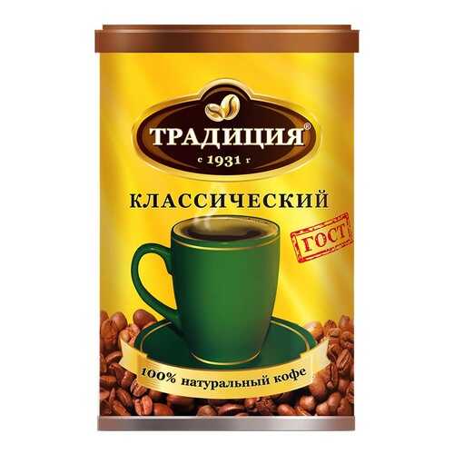 Кофе растворимый Традиция Русский Продукт гранулированный классический 95 г в Магнолия