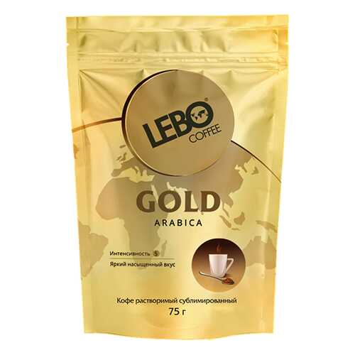 Кофе сублимированный Lebo Gold м/у 75 г в Магнолия