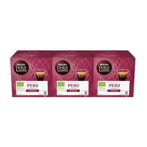 Кофе в капсулах Nescafe Dolce Gusto Эспрессо Перу 3 штуки по 12 капсул в Магнолия