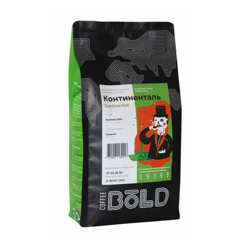 Кофе в зернах Bold бленд континенталь 500 г в Магнолия