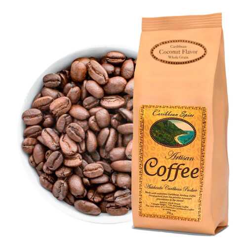 Кофе в зернах Caribbean Spice Artisan Kosher Coffee Coconut Grain кокос 250 г в Магнолия