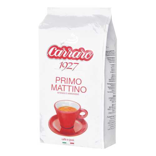 Кофе в зернах Carraro примо маттино 1 кг в Магнолия