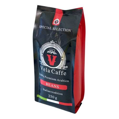 Кофе в зернах Vela Caffe 100% Арабика Премиум 250гр светлая обжарка в Магнолия
