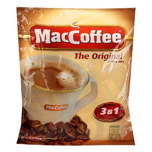 Напиток MacCoffee кофейный карамель растворимый 3в1 18 г 25 пакетиков в Магнолия