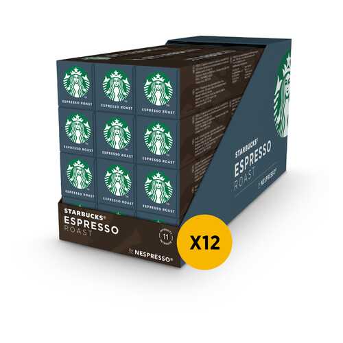 Nespresso STARBUCKS Espresso Roast 12 штук по 57г в Магнолия