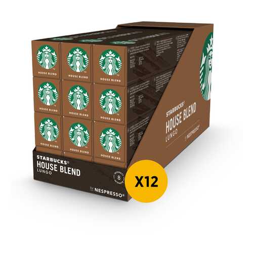 Nespresso STARBUCKS House Blend 12 штук по 57г в Магнолия