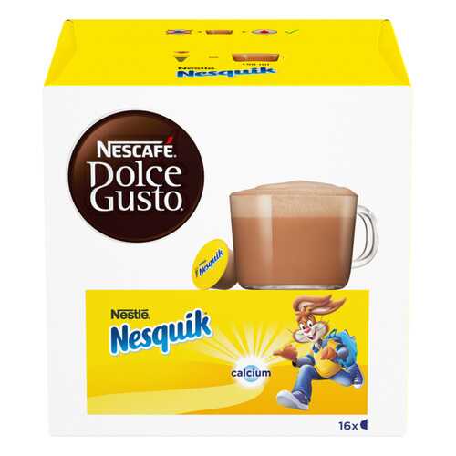 Шоколадный напиток в капсулах Nescafe Dolce Gusto nesquik 16 капсул в Магнолия