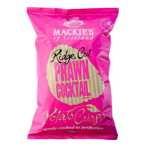 Чипсы картофельные Mackie's рифленые с креветками 150 г в Магнолия