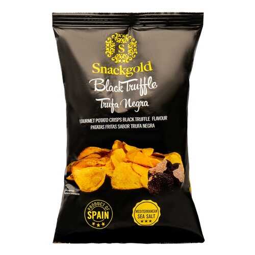 Чипсы картофельные со вкусом черного трюфеля Snackgold 125 г, Испания в Магнолия