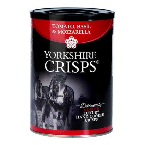 Чипсы картофельные Yorkshire Crisps с томатом базиликом и моцареллой 100 г в Магнолия